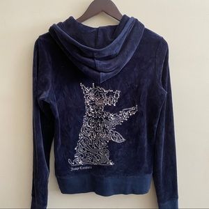 Y2K Juicy Couture Large Velour Sweater